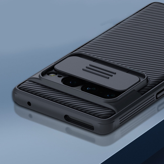 Carcasă blindată Nillkin pentru Google Pixel 7 Pro 5G, CamShield Pro, negru