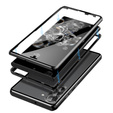 Husa pentru Samsung Galaxy S23 Plus, Magnetic Dual Glass, negru
