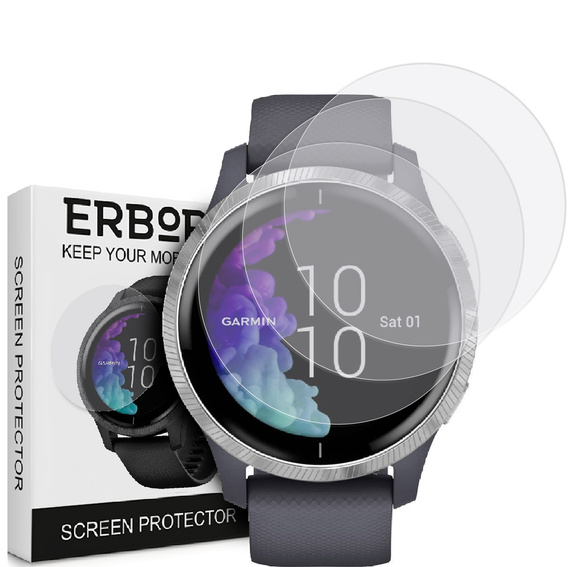 3x ERBORD Hydrogel Foil pentru Garmin Venu
