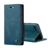 Husa CASEME pentru iPhone 7/8/SE 2020/SE 2022, Leather Wallet Case, albastru