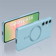 Carcasă pentru Samsung Galaxy A56, ColorMag, pentru MagSafe, albastru + sticlă călită 9H