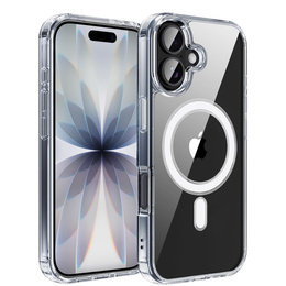 Husă pentru iPhone 17, pentru MagSafe, transparentă