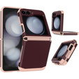 Husa blindată pentru Samsung Galaxy Z Flip7 FE / Z Flip6, Armorl Shockproof, maroon