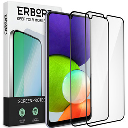 2x sticlă ceramică ERBORD Hybrid Glass pentru Samsung Galaxy A22 5G
