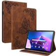 Husă pentru Lenovo Tab M10 Plus 10.6 Gen 3 TB-125F TB-128F, Butterfly, maro
