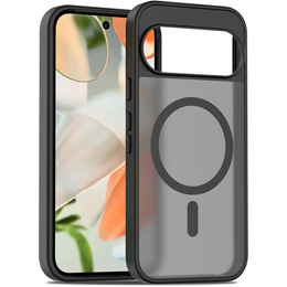 Carcasă Matt pentru Google Pixel 10 / 10 Pro, pentru MagSafe, negru translucid