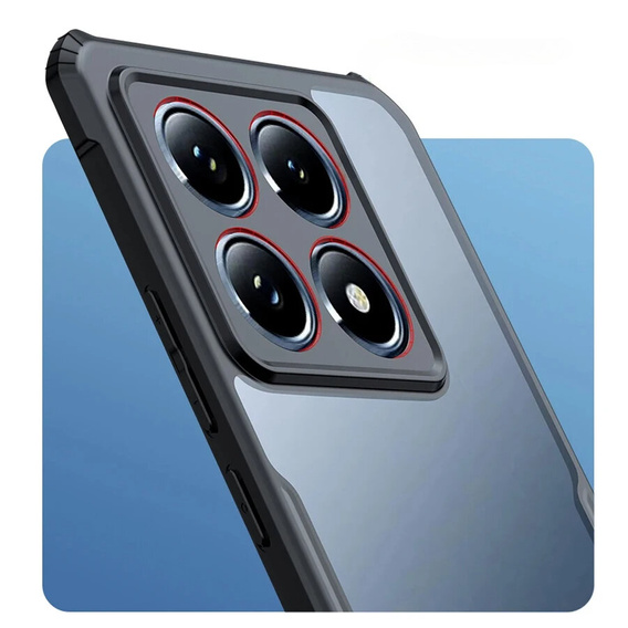 Huse pentru Xiaomi 14T Pro, AntiDrop Hybrid, negru