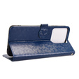Husa cu clapetă pentru Motorola Moto G86 5G, Wallet Rhombus, albastru