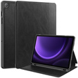 Husă pentru Samsung Galaxy Tab S10 Lite / S10 FE / S9 FE, Business Card and Pen Slot, negru
