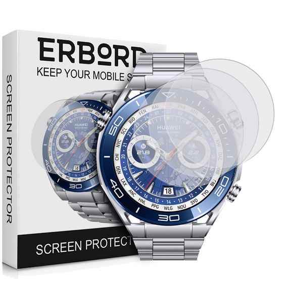 3x ERBORD Hydrogel Foil pentru Huawei Watch Ultimate