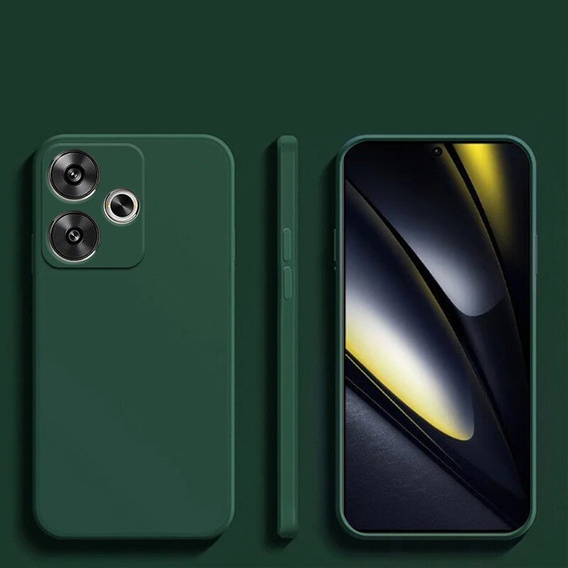 Husa pentru Xiaomi Poco F6, Silicone Lite, verde