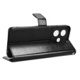 Cu clapetă pentru Oppo A40 / Oppo A40m, Crazy Horse Wallet, negru