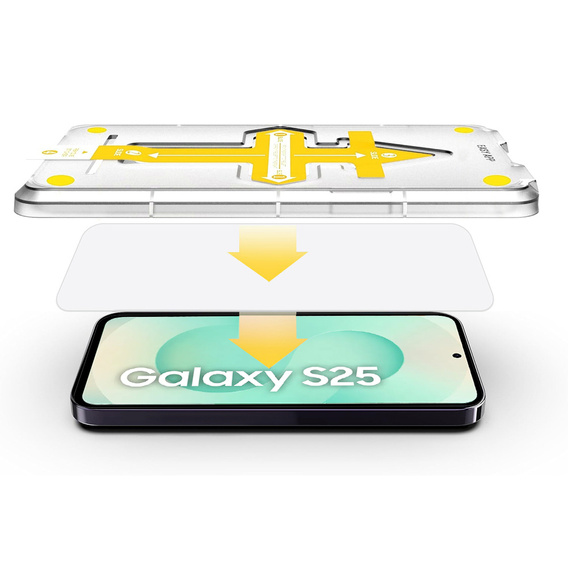 2x Sticlă călită pentru Samsung Galaxy S24+ Plus / S25+ Plus, ERBORD Easy App 9H Screen Protector