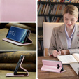 Carcasă flip CASEME pentru Samsung Galaxy S8, Waxy Textured, roz