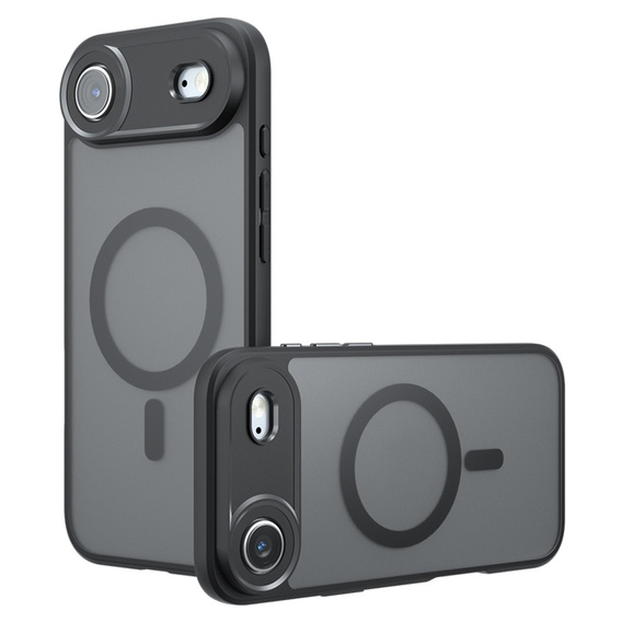 Husă mată pentru iPhone Air, pentru MagSafe, cu protecție pentru cameră, negru