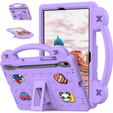 Husă pentru copii pentru Samsung Galaxy Tab S7/S8/S9, Cute Patterns, cu suport, violet