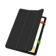 Husă pentru Samsung Galaxy Tab S10+ Plus, Smartcase cu spațiu pentru stylus, negru
