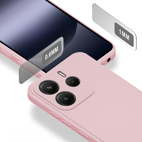 Husa pentru Xiaomi Redmi Note 14 4G, Silicone Lite, roz