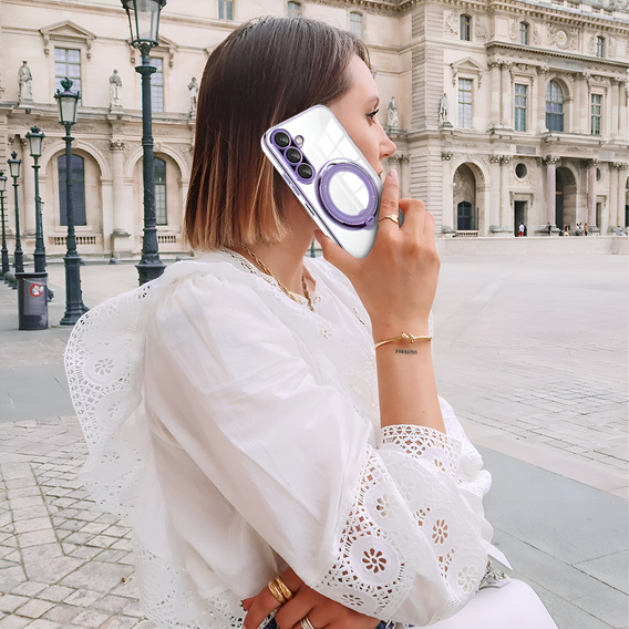 Carcasă magnetică pentru Samsung Galaxy A36 5G, pentru MagSafe, violet