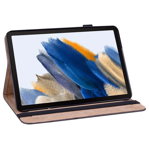Husă pentru Samsung Galaxy Tab A9+, Classic, cu spațiu pentru stylus, negru