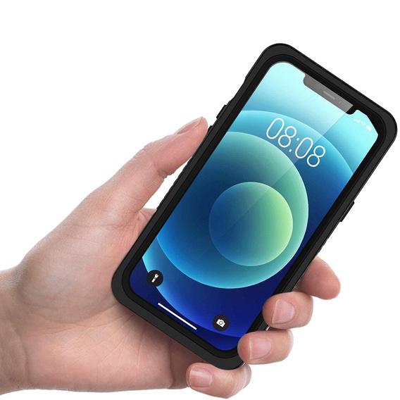 Husă impermeabilă IP68 pentru iPhone 11 Pro Max, negru