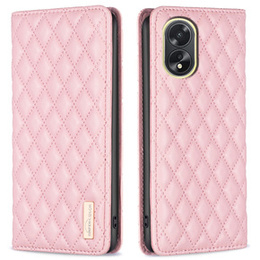 Cu clapetă pentru Oppo A38 4G, Wallet, BINFEN COLOR, roz