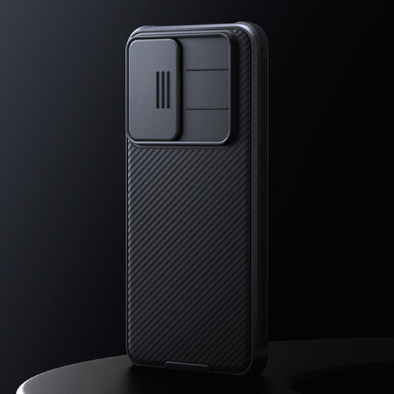 Husă NILLKIN Camshield Pro cu capac pentru cameră pentru Samsung Galaxy A26 5G, negru