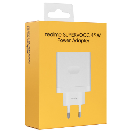 Încărcător de rețea realme SuperVOOC 45W – alb - VCB4JAEH Power Adapter