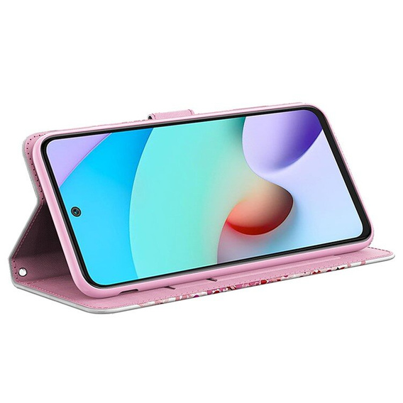 Cu clapetă pentru Samsung Galaxy A05s, Wallet, Butterflies, albastru