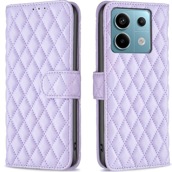 Cu clapetă pentru Xiaomi Redmi Note 13 Pro 5G, Wallet, BINFEN COLOR, violet