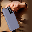 Husă cu clapetă pentru Samsung Galaxy S25 Edge, Smart View Wallet, violet