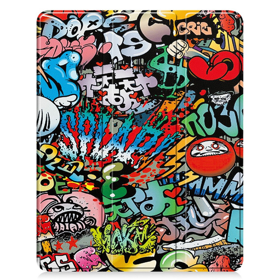 Husă pentru iPad Pro 13" 2024 (7 gen.), Smartcase, graffiti