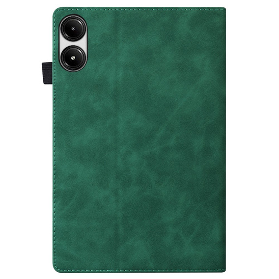 Husă pentru Xiaomi Redmi Pad Pro / Xiaomi Poco Pad, Classic, cu spațiu pentru stylus, verde