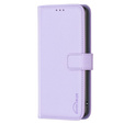 Husa cu clapetă pentru Xiaomi Redmi Note 13 Pro 5G, BINFEN Wallet, violet