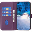 Cu clapetă pentru Samsung Galaxy A55 5G,BINFEN Wallet, violet