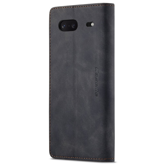 Husa CASEME pentru Google Pixel 7, Leather Wallet Case, negru