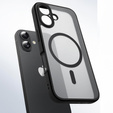 Husă mată pentru iPhone 17, pentru Magsafe, negru mat