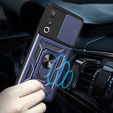 Husă blindată pentru Oppo A80, CamShield Slide, albastru