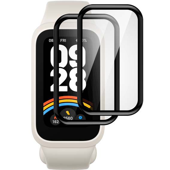 2x ERBORD Hybrid Glass pentru Xiaomi Smart Band 9 Active