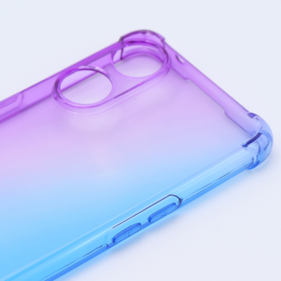 Husa pentru Oppo Reno8 T, Gradient Dropproof, Violet / albastru