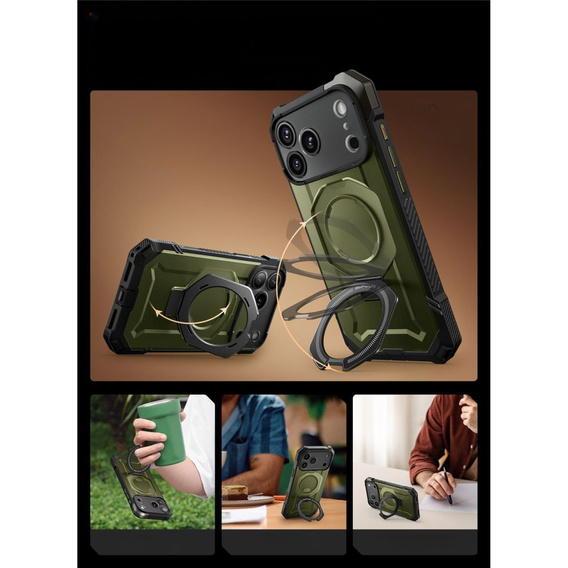 Carcasă Supcase pentru iPhone 17 Pro Max, Unicorn Beetle Grip Mag, Guldan