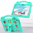 Husă pentru copii pentru Lenovo Tab M10 10.1 Gen 3 TB-328FU/TB-328XU, Cute Patterns, cu suport, verde