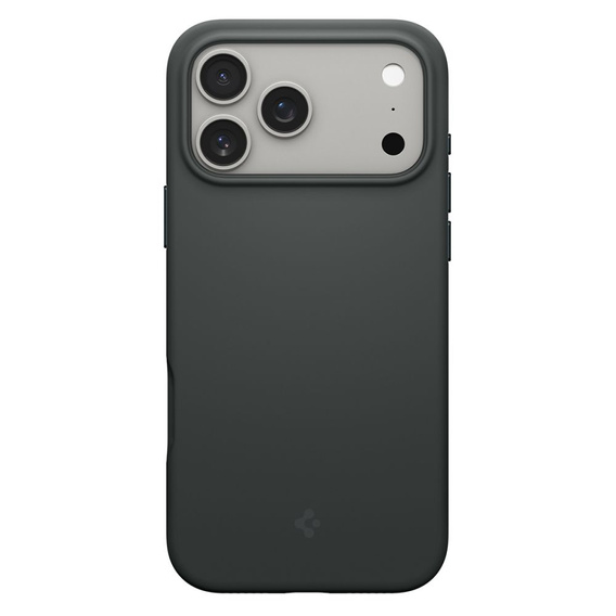 Carcasă Spigen pentru iPhone 17 Pro Max, Silicone Fit MagSafe, Abyss Green