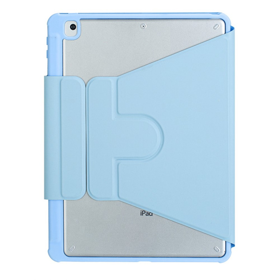 Husă pentru tastatură pentru iPad 11" 2025 A16 (11 gen.) / iPad 10.9" 2022 (10 gen.), Rotary 360° Leather, caz albastru