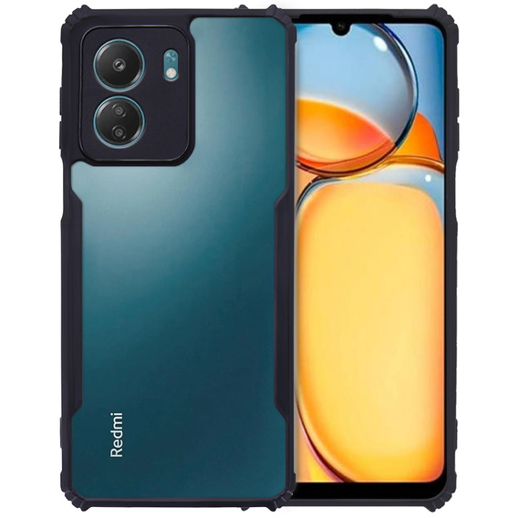 Huse pentru Xiaomi Redmi 13C / Poco C65, AntiDrop Hybrid, negru