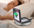Husă pentru Samsung Galaxy Z Flip7 FE / Z Flip6, CASEME Litchi Leather, roșu