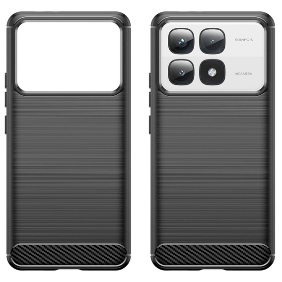 Huse pentru Xiaomi 14T Pro, Carbon, negru
