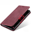 Husă pentru Samsung Galaxy A55, ERBORD Vintage, roșu + Sticlă pentru ecran