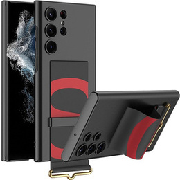 Huse pentru Samsung Galaxy S23 Ultra, GKK Strap Case, negru