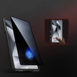 Husă pentru Samsung Galaxy S25 Ultra, seria Tongate MECH MagSafe, negru + sticlă temperată 9H
